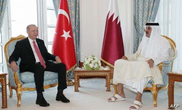 أمير قطر والرئيس التركي - أرشيفية