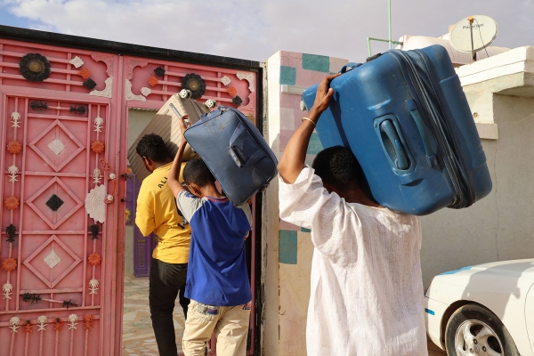 المعاناة الإنسانية في السودان