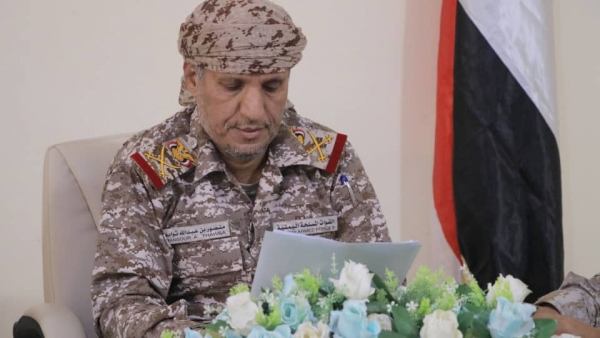 قائد المنطقة العسكرية الثالثة اللواء ركن منصور ثوابة