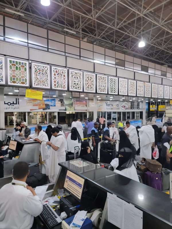 الخطوط الجوية اليمنية تعلن تسيير رحلتين جديدتين لنقل حجاج من مطار صنعاء