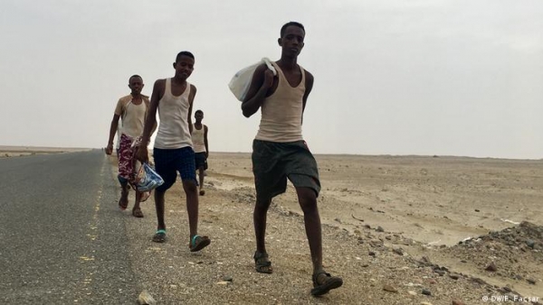 الهجرة الدولية: أكثر من 1700 مهاجر أفريقي دخلوا اليمن في فبراير2024