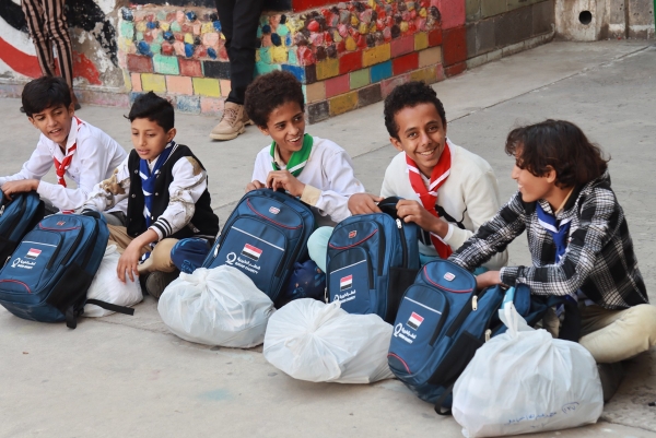 صورة طلاب يمنيين