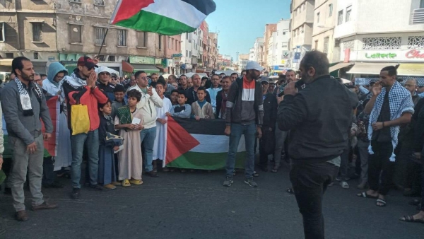 112 مظاهرة في 60 مدينة مغربية 112 مظاهرة في 60 مدينة مغربية