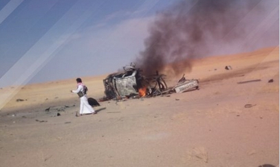 مقتل وإصابة أربعة أطفال ووالدتهم بانفجار عبوة ناسفة شمالي الجوف