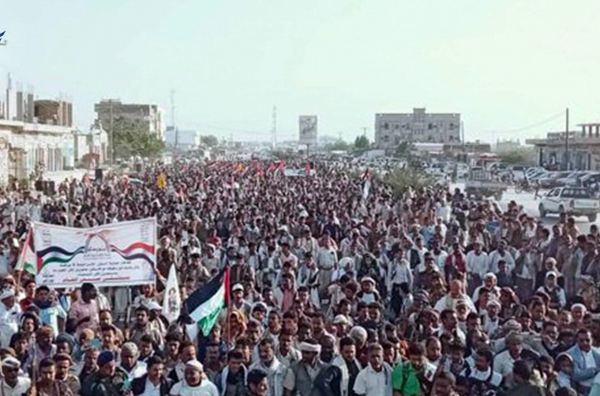 مسيرة في محافظة حجة