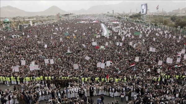 130 مظاهرة شمالي اليمن دعما لغزة