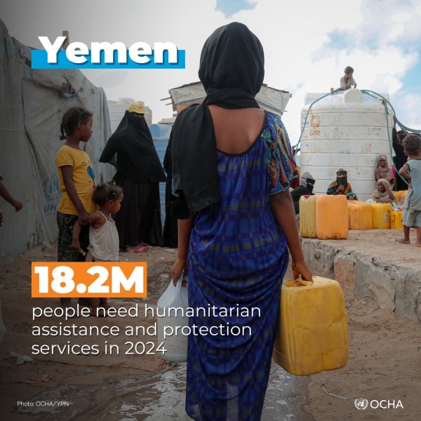 الأزمة الإنسانية الخطيرة في اليمن