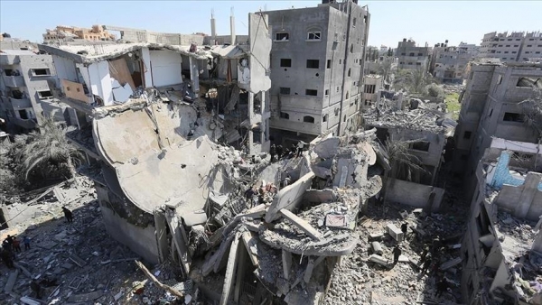 دمار في غزة جراء العدوان الإسرائيلي