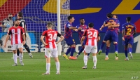 ميسي يتألق في فوز رائع لبرشلونة على بيلباو.. وأتليتيكو يودع كأس ملك إسبانيا