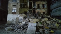 انهيار مبنى سكني في المكلا دون إصابات