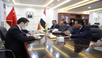 لقاء محافظ حضرموت مع القائم بأعمال السفارة الصينية في اليمن