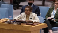 غادة مضوي، نائبة مدير قسم العمليات والمناصرة لدى مكتب الأمم المتحدة لتنسيق الشؤون الإنسانية (الأوتشا)