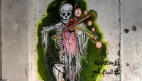 رسومات جدارية في عدن تروي مآسي حرب اليمن 