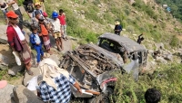 حجة.. وفاة وإصابة خمسة أشخاص نتيجة سقوط سيارة بمديرية كعيدنة