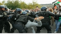 الشرطة الفرنسية تقمع مظاهرات تضامن مع فلسطين