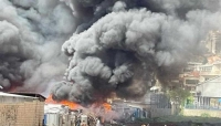 حريق ضخم بمخيم للنازحين السوريين في لبنان