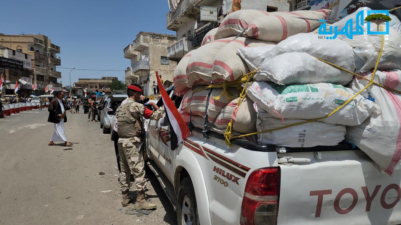 صور خاصة: الساعات الأولى لفتح طريق جولة القصر بتعز